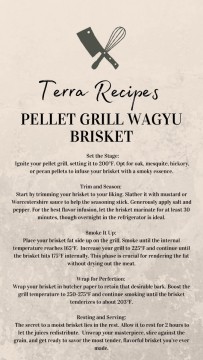 PELLET GRILL WAGYU BRISKET